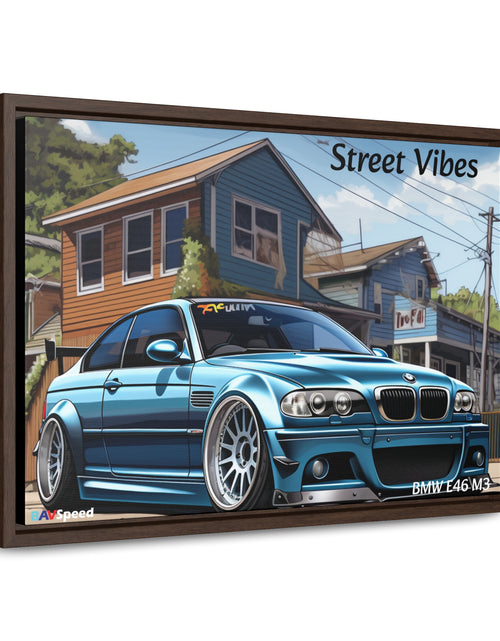 Load image into Gallery viewer, BAVSpeed BMW E46 M3 &quot;Sreet Vibes&quot; Framed Canvas Print
