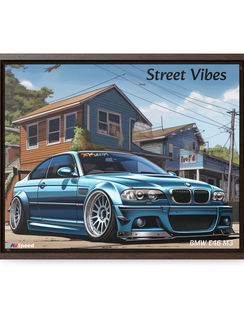 Load image into Gallery viewer, BAVSpeed BMW E46 M3 &quot;Sreet Vibes&quot; Framed Canvas Print
