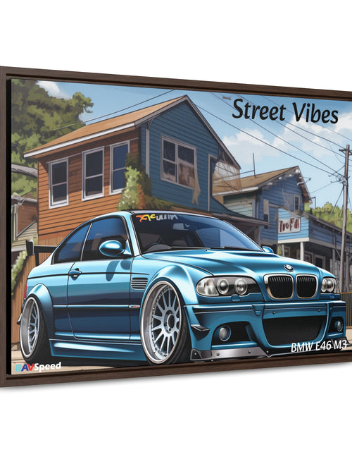 Load image into Gallery viewer, BAVSpeed BMW E46 M3 &quot;Sreet Vibes&quot; Framed Canvas Print
