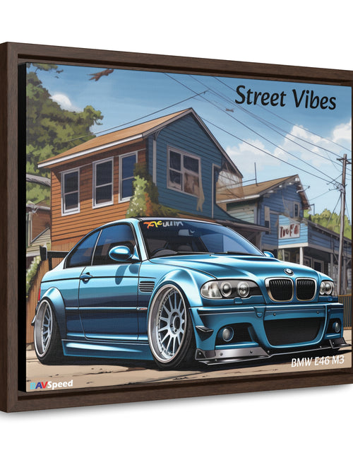 Load image into Gallery viewer, BAVSpeed BMW E46 M3 &quot;Sreet Vibes&quot; Framed Canvas Print
