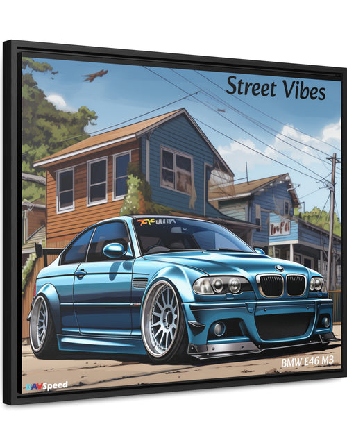 Load image into Gallery viewer, BAVSpeed BMW E46 M3 &quot;Sreet Vibes&quot; Framed Canvas Print
