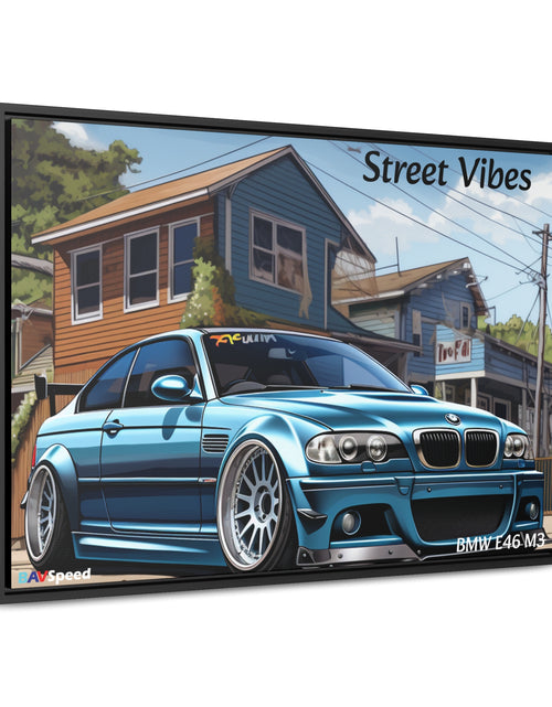 Load image into Gallery viewer, BAVSpeed BMW E46 M3 &quot;Sreet Vibes&quot; Framed Canvas Print
