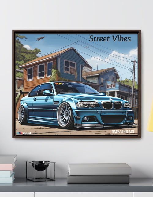 Load image into Gallery viewer, BAVSpeed BMW E46 M3 &quot;Sreet Vibes&quot; Framed Canvas Print

