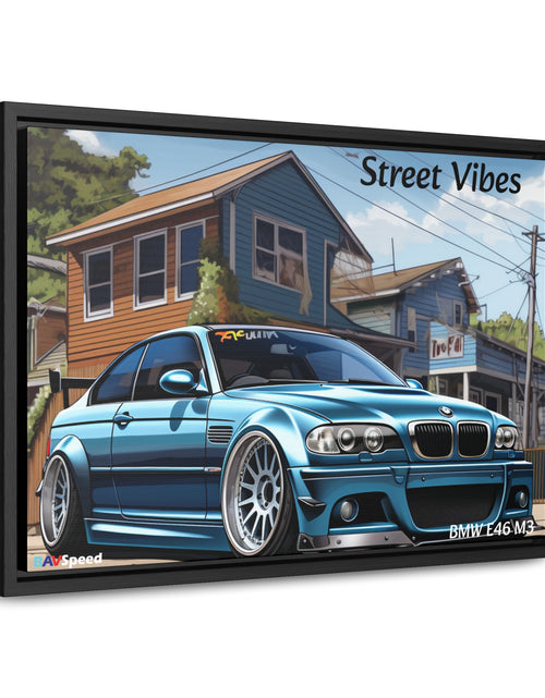 Load image into Gallery viewer, BAVSpeed BMW E46 M3 &quot;Sreet Vibes&quot; Framed Canvas Print
