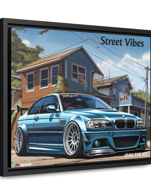 Load image into Gallery viewer, BAVSpeed BMW E46 M3 &quot;Sreet Vibes&quot; Framed Canvas Print
