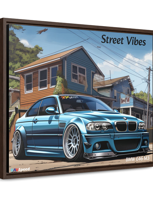 Load image into Gallery viewer, BAVSpeed BMW E46 M3 &quot;Sreet Vibes&quot; Framed Canvas Print
